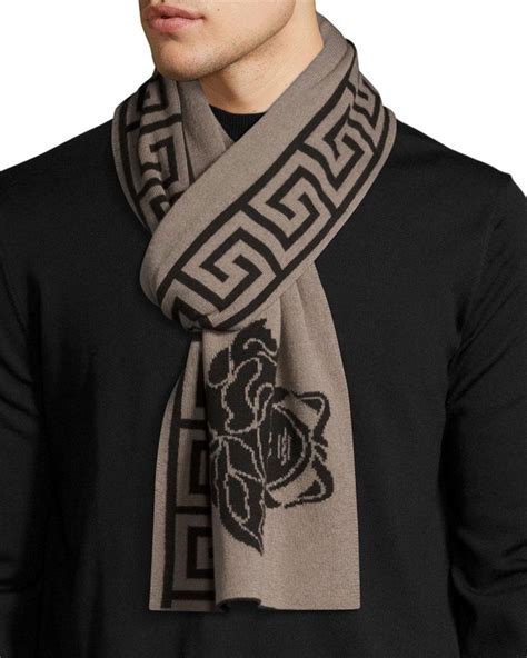 mens versace winter hat|Versace scarf men.